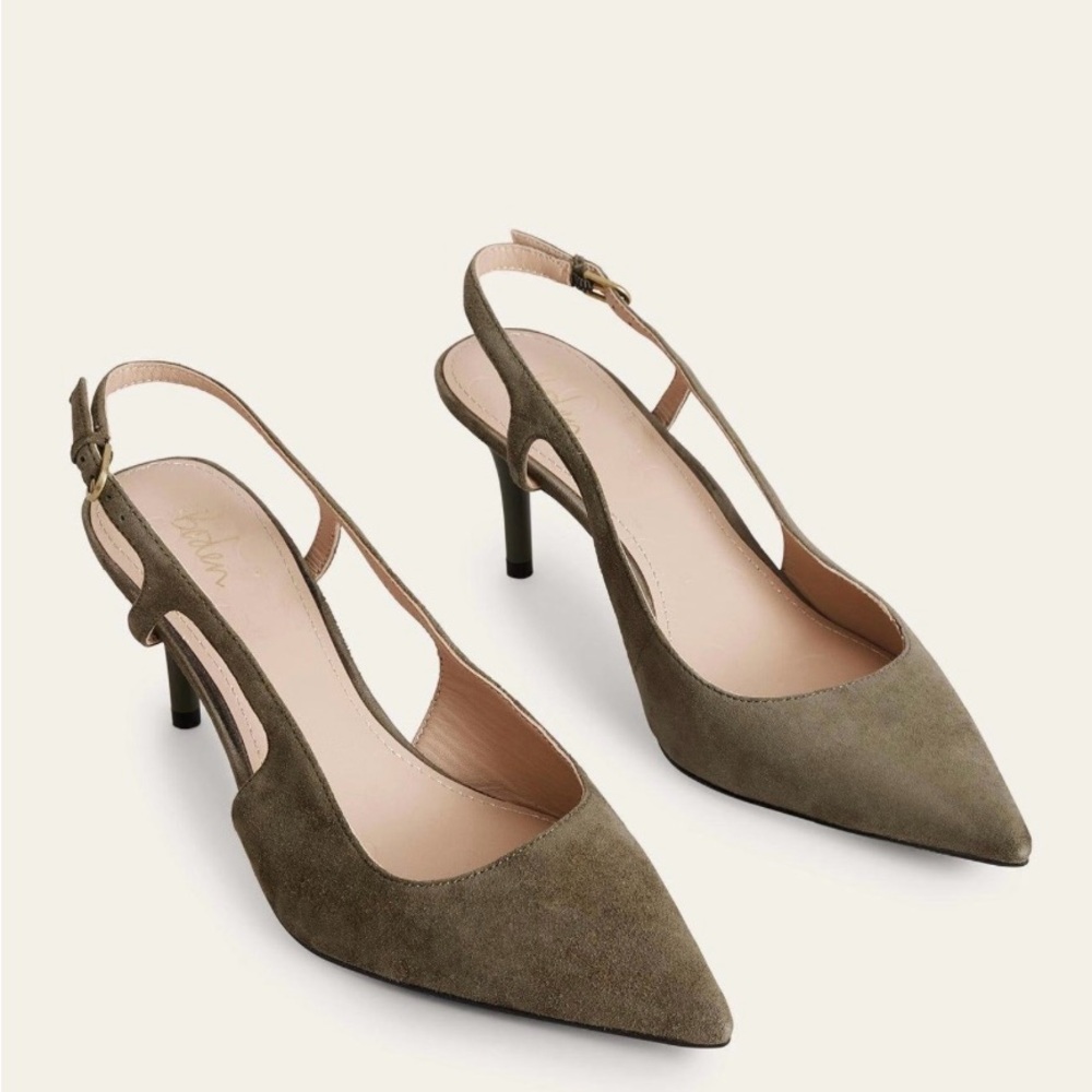 Boden Cut Out Sling Back Heels